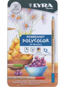 Карандаши Lyra Rembrandt polycolor, ВАЛЬДОРФ, 12 цветов