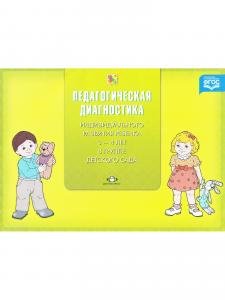 Педагогическая диагностика индивидуального развития ребенка 3-4 лет в группе детского сада. ФГОС.