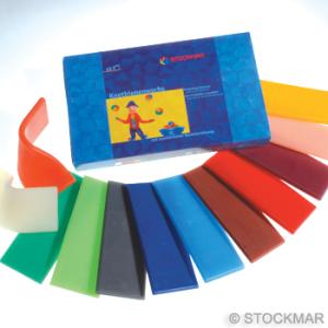 Воск для моделирования Stockmar, набор 12 цветов