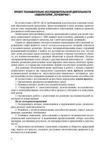 Планирование познавательно-исследовательской деятельности со старшими дошкольниками. Картотека опытов и экспериментов. ФГОС