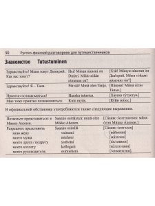 Русско-финский разговорник для путешественников