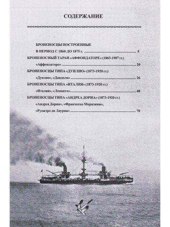 Первые броненосцы Италии (1860-1910)