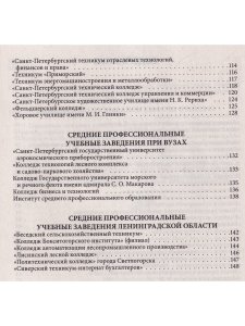 Справочник для пост. в колледжи, техникумы, лицеи, училища Санкт Петербурга и Лен.области 2024/2025 г.