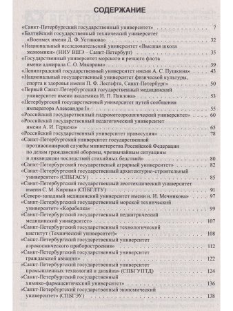Справочник для пост. в ВУЗЫ Санкт Петербурга 2024/2025 г.