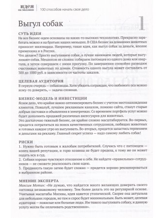 Идея на миллион: 100 способов начать свое дело