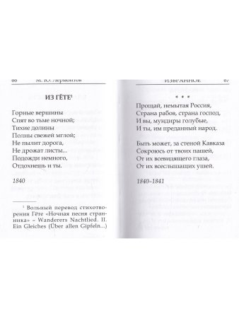 Мини. Избранное (Лермонтов М.Ю.)