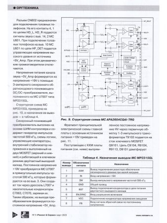 Ремонт & сервис, 2023. № 3 (294) Электронный модуль посудомоечных машин SIEMENS